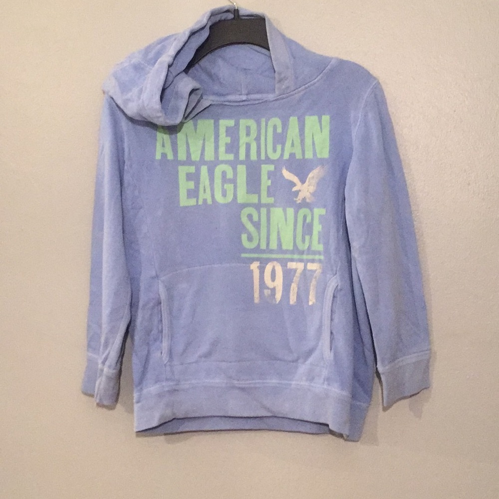 American Eagle blue hoodie